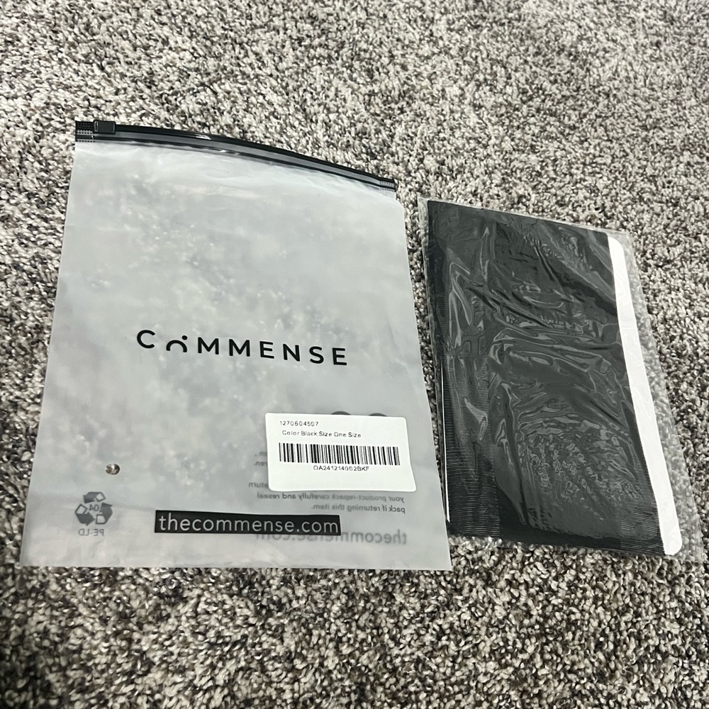 Commense Transparent and Black pantyhose